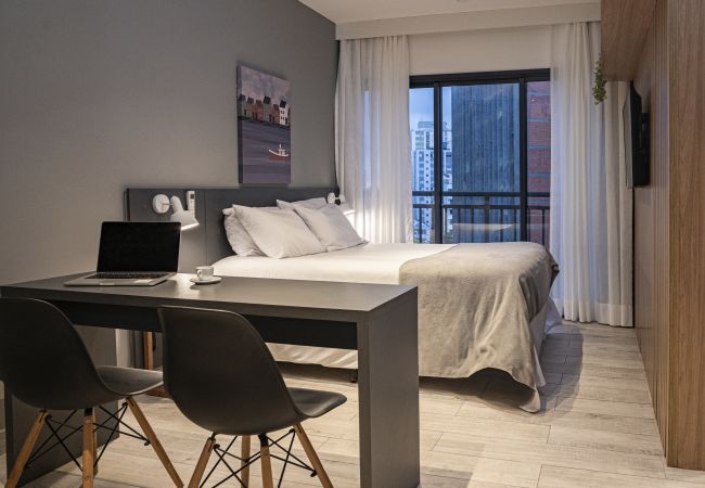 Estúdio em São Paulo - Paraíso Paulista Corporate Flat by Feel Sampa Estúdio em São Paulo - Paraíso Paulista Corporate Flat by Feel Sampa