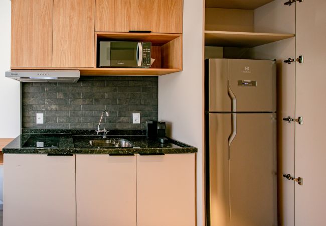 Studio in São Paulo - Feel Sampa Vila Olimpia Flat V Studio in São Paulo - Feel Sampa Vila Olimpia Flat V