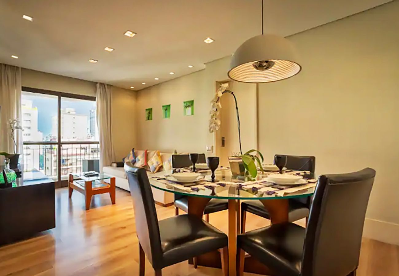Apartamento en São Paulo - Apto com WiFi, piscina e próximo ao MASP/São Paulo