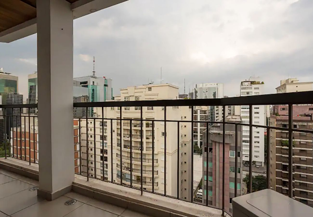 Apartamento en São Paulo - Apto com WiFi, piscina e próximo ao MASP/São Paulo