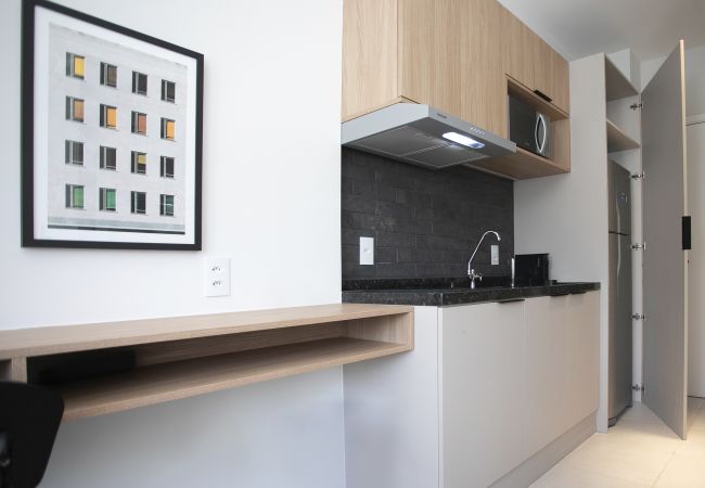Estudio en São Paulo - Feel Sampa Vila Olimpia Flat V Estudio en São Paulo - Feel Sampa Vila Olimpia Flat V